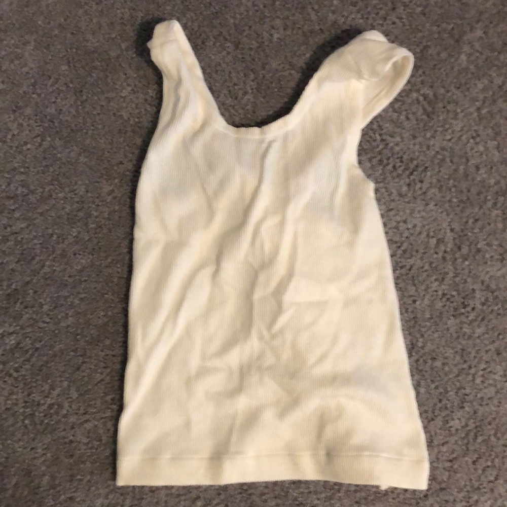 Madewell white tank top